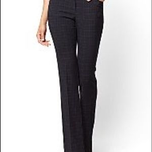 NWT MODERN BOOTCUT CROSS PATTERN PANTS